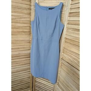 WHBM SL Boatneck Sheath Dress Denim Blue size 8 Originally $160